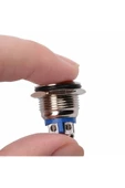 16mm Metal Panel Montaj Yuvarlak Kafa Push Buton No Dc 6a 12v Ac 3a 250v Ip67 Su Geçirmez thumbnail 3