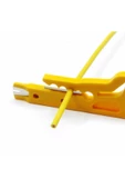 Kablo Soyma Aparatı Mini Tel Kesici Soyucu Sıyırma Zımba Aracı Düz Uçlu Pense Bıçak Kesici thumbnail 7