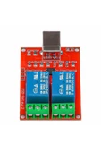 2 Kanal Usb Röle Kontrol Modülü Bilgisayardan Cihaz Açma Kapama Hid Usb thumbnail 1