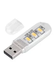 Mini Usb Led Lamba 5730 Smd 3 Led Anahtarlık Portatif Taşınabilir Gece Lambası Masa Aydınl.kamp thumbnail 7