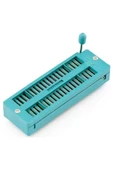 40 Pin Zif Soket Mandallı Kolay Entegre Montaj Aparatı Geliştirme Kartı Altın Kaplama 2.54mm DIP ZIF - 1
