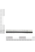 5 Adet 1x40 Pin Erkek Header Tek Sıra 2.54mm 180 Derece Kırılabilir Bölünebilir Konnektör Soket - 7