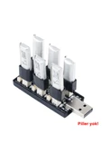6 Kanal Usb 3.7V Lityum Pil Şarj Kartı 0.6A / 0.2A 2mm ve 1.25mm Jst-Ph Soket RC Oyuncak thumbnail 5