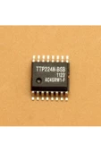 TTP224N-BSB 4 Buton Kapasitif Dokunmatik Sensör Entegresi SSOP16 Algılayıcı Işık Lamba Vantilatör thumbnail 2