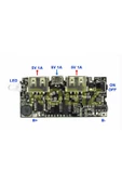 Powerbank Devresi Lcd Ekranlı 5V 1A Dual Usb Çıkış Micro Usb Giriş Lityum Lion 18650 Pil Şarj Mobil - 5