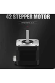 17hs4401s-09 Nema 17 Step Motor 0.28n.m 0.9 Derece 400 Adıım D Mil 2 Faz 1.3a 3d Printer thumbnail 7