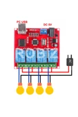 4 Kanal Usb Röle Kontrol Modülü Bilgisayardan Cihaz Açma Kapama Hid Usb thumbnail 5