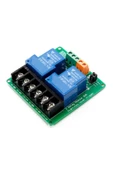 5V 2 Kanal 220V 30A Röle Modül Yüksek Akım Güç Kontrol Anahtarı Opto İzolasyon Düşük/Yüksek Tetik thumbnail 3