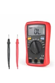Unı-t Ut33a+ Dijital Multimetre Mini Cep El Tipi Voltmetre Ampermetre thumbnail 7
