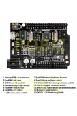 Arduino Uno R3 Wifi Esp8266 Ch340 Micro Usb 32mbit Kablosuz Internet Kod Geliştirme Eğitim Kartı - 8