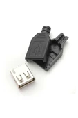 Kutulu Usb Type A Dişi Soket Usb 2.0 4 Pin Plastik Kapak Dıy Tip Elektronik thumbnail 7