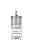 24v 1000rpm Jga25-370 Redüktörlü Dc Motor Metal Dişli Yüksek Tork Kuvvet 25mm thumbnail 1
