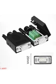 Kutulu DB9 Dişi Konnektör 9 Pin D-Sub Seri Port Terminal Adaptör RS232 RS485 thumbnail 1
