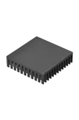 Aluminyum Soğutucu 4x4cm Altın Renk 40x40mm 143 Kanat Pasif Radyatör Peltier - 7