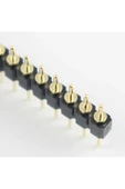 1x40 Pin Precision Erkek Header Tek Sıra 2.54mm 180 Derece Altın Kaplama Yuvarlak Kırılabilir thumbnail 6