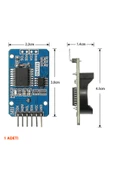 DS3231 RTC Gerçek Zaman Saat Modülü Mini IIC Gerçek Zaman Saniye Dakika Saat Gün Ay Yıl Tarih thumbnail 8