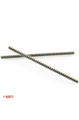 1x40 Pin Precision Erkek Header Tek Sıra 2.54mm 180 Derece Altın Kaplama Yuvarlak Kırılabilir thumbnail 3