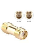 Sma Dişi To Sma Dişi Adaptör Soket Altın Kaplama Soket 0-6ghz Rf Wi-fi Anten Fpv Lorarouter Koaksi thumbnail 2