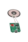 Kablosuz Şarj Modülü Type C 15W Qi 9V 1.5A Mobil Akıllı Telefon Oyuncak Pil Şarj Transmiter thumbnail 8