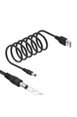 Usb 5v To 5.5x2.1mm Adaptör Çevirici Kablo Güç Kablosu Kamera Tablet Cep Telefonu - 6