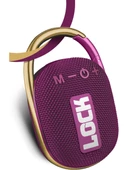 Powerway Lock Mor Renk Taşınabilir Bluetoot Hoparlör - 1