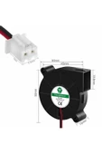 5015 12V DC Salyangoz Fan 2 Pin 3D Yazıcı Soğutma Fanı Santirfüj Havalandırma Klima Türbin Kuluçka thumbnail 3
