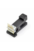 8 Pin Programlama Aparatı 2.54mm Pogo Pin Yaylı Mandal Klips Seri Üretim Entegre Hızlı Prog. thumbnail 1