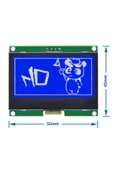 2.2 Inch I2c Iıc Gm12864 V2.0 Mavi Glcd Modül St7567s Dc 3.3v 5v thumbnail 1