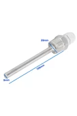 Metal Sensör Probu 100mm Çelik Kılıf Kutu Sıcaklık Isı Termo Tüp Boru D818b20 Ntc Lm35 PT100 Koruyu thumbnail 4