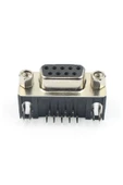 DB9 90 Derece Dişi Bağlantı Konnektörü DSUB 9 Pin Pcb Montaj Tip RS232 Rs485 Data Bağlantı Soketi Vi thumbnail 7