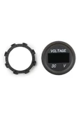 Su Geçirmez Dc 6V / 48V Voltmetre Yuvarlak Panel Tip Montajlanabilir Dijital Kırmızı Renk Led thumbnail 3