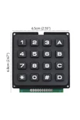 4x4 Matrix Tuş Takımı Keyboard Keypad 16 Buton Alarm Şifre thumbnail 4