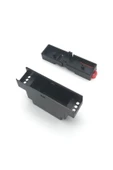 Ray Tip Siyah Plastik Kutu 24 X 59 X 88mm Elektronik Devre Proje Prototip Sigorta Röle Otomasyon thumbnail 2