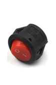 Yuvarlak 2 Pin Anahtar Rocker Switch Mini Buton Kırmızı Aç Kapa thumbnail 4