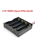 18650 2 Tel 4lü Pil Kutusu Paralel 4 Adet 3.7v Paralel Lityum Lion Batarya Yuvası Mobil Güç Kaynağı thumbnail 5