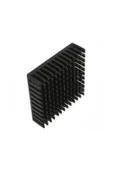 Aluminyum Soğutucu 4x4cm Altın Renk 40x40mm 143 Kanat Pasif Radyatör Peltier - 3