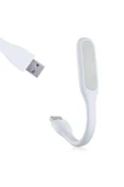 Usb Led Lamba 15cm Beyaz Renk Işık Portatif Taşınabilir Gece Lambası Masa Aydınlatma thumbnail 7