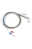K Type Thermocouple 1 Metre Montaj Delikli Sıcaklık Isı Sensörü 0C/800C Paslanmaz Çelik Prob K Tip thumbnail 8