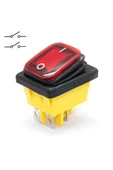 30a 250v On-off Anahtar Yüksek Akım Kcd4 4 Pin Buton Ip67 Su Geçirmez Led Işıklı Rocker Switch thumbnail 1