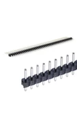 5 Adet 1x40 Pin Erkek Header Tek Sıra 2.54mm 180 Derece Kırılabilir Bölünebilir Konnektör Soket - 6