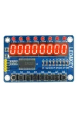 Tm1638 Modül 8 Hane 7 Segment Ekran 8x Kırmızı Led 8x Kullanıcı Butonu Dijital Display Gösterge thumbnail 1