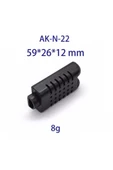 Ak-n-22 Mini Plastik Sensör Kutusu Elektronik Devre Kutusu Siyah - 8