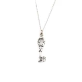 925 Ayar Gümüş Anahtar Kolye thumbnail 2