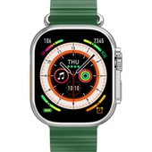Thull Tw2-02 Pro Tıtanyum Case Akıllı Saat + Yesıl Slıkon Kordon - 2