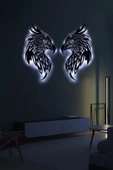 Veraart Işıklı İkili Portre Kartal Figürlü Tablo Duvar Dekorlu Gece Lambası - 2