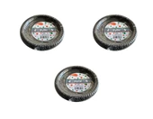 Kullan At Renkli Siyah Parti Davet Plastik Tabak - 17 Cm. - 25 Adetlik 3 Paket thumbnail 1