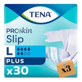 Tena Proskin Slip Plus Belbantlı Büyük Boy L 30'lu 3 Adet Hasta Bezi - 1