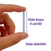 8 Adet Mavi Beyaz Ortanca Çiçek Desenli Altın Tablalı Polimer Düğme Kulp Mobilya Mutfak Dolabı Çekmece Kulbu Kulpları - 3