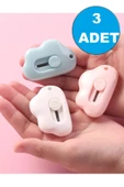 SRTfootcare 3 Ü BİR ARADA Taşınabilir Sevimli Bulut Şeklinde Falçata - Maket Bıçağı - 1