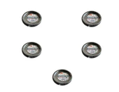 Kullan At Renkli Siyah Parti Davet Plastik Tabak - 17 Cm. - 25 Adetlik 5 Paket thumbnail 1